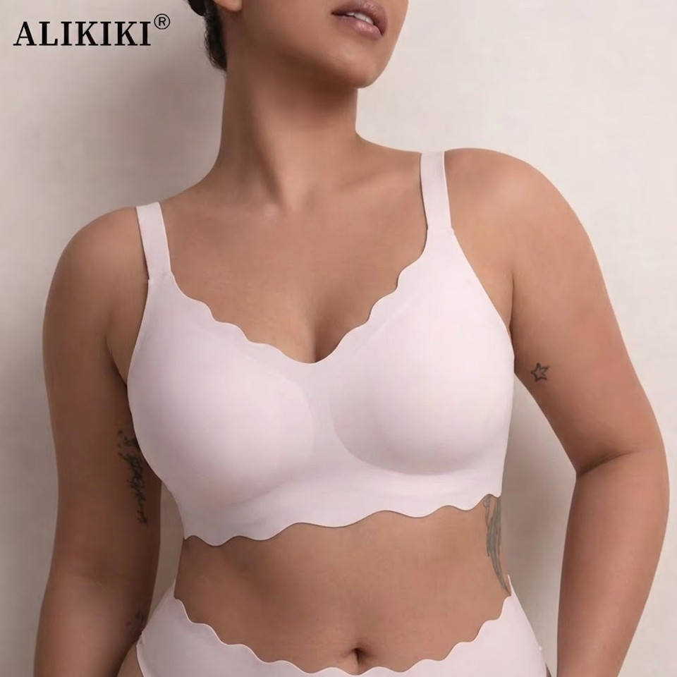 Bralette Wireless Soft - Soutien-gorge sans coutures, sans armatures, push-up,
