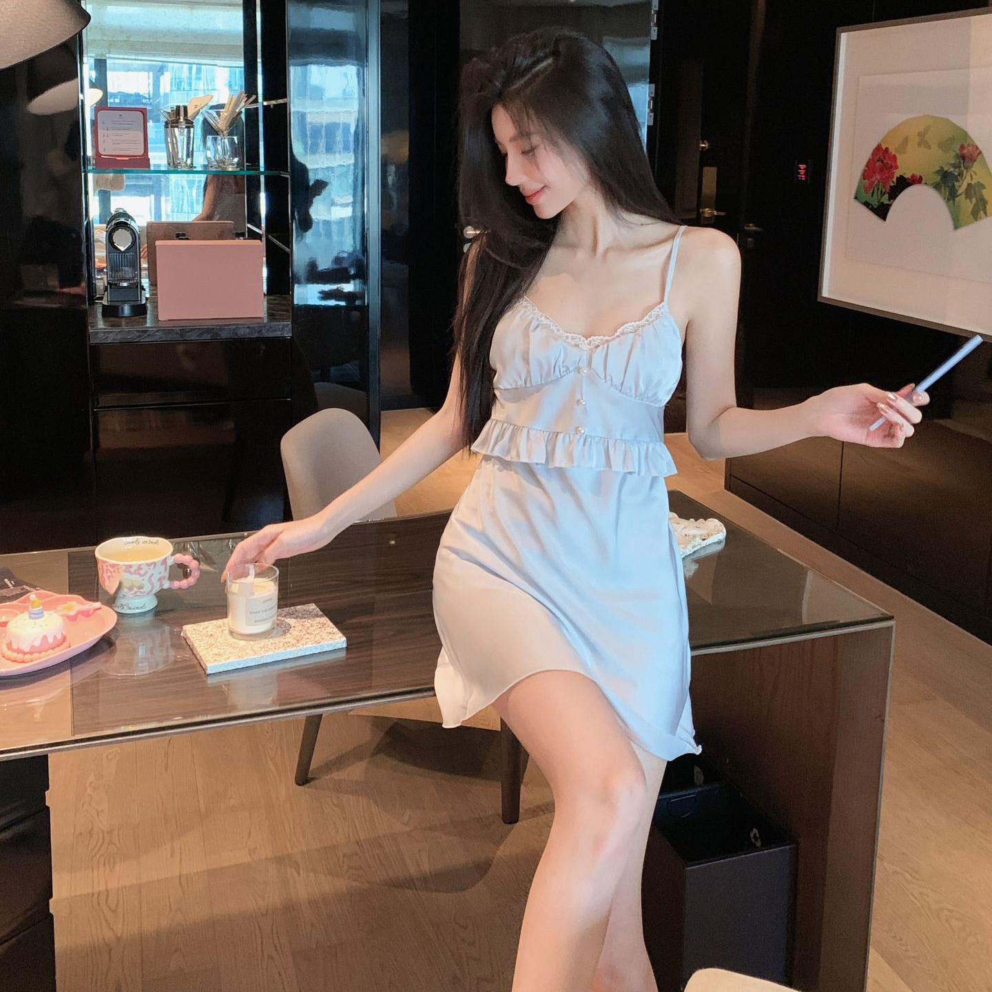 Ensemble de nuit élégant pour  - Robe Silk Women avis et prix